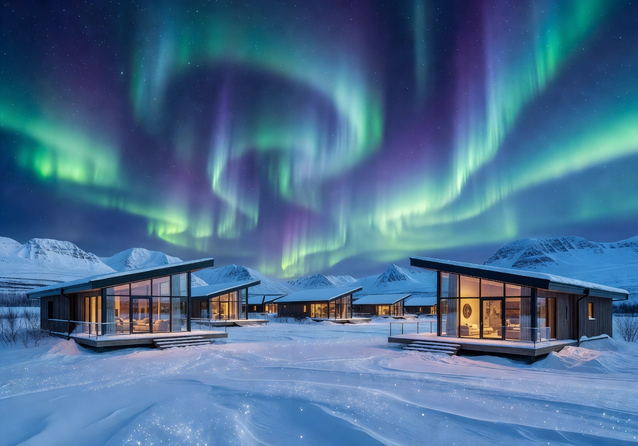 Aurora Entertainment Suites under Northern Lights